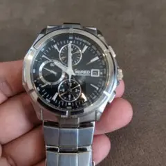 SEIKO WIRED 7T92-0JK0 ブラック 稼動品