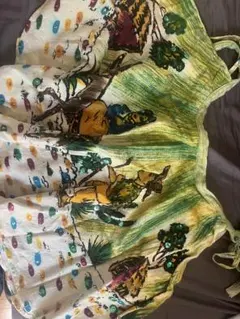 エスニック　レイヤード用　巻きスカート