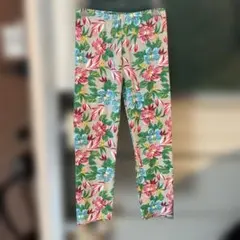 №15 美品花柄レギンススパッツM～L