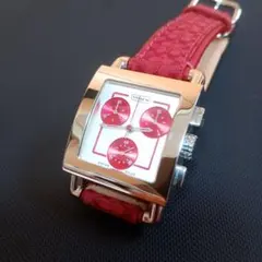 COACH レディース 腕時計 クロノグラフ レッドのサムネイル