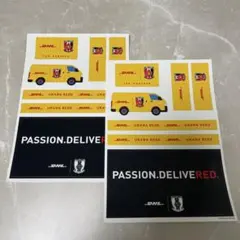 DHL 浦和レッズ ステッカー シール 2枚セット