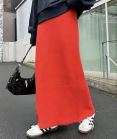 CIAOPANIC TYPY「－3キロ見え/WEB限定」リブニットスカート