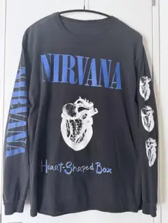 BBXG Tシャツ 長袖 USA製 黒 ニルバーナ ハートシェイプドボックス 2025年最新】NIRVANA Heart Shaped Box Tシャツの人気アイテム