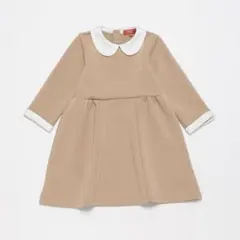 【POLO BCS】ポンチワンピース petit main 110 ベージュ