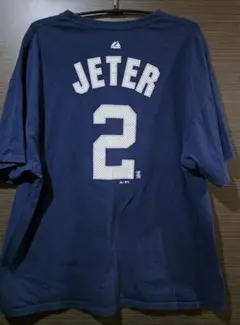 マジェスティック MLB ニューヨーク・ヤンキース デレク・ジーター 背