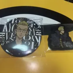 東京リベンジャーズ 稀咲鉄太 メタリック缶バッジ - メルカリ