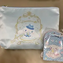 シナモロールポーチ　ミニノート