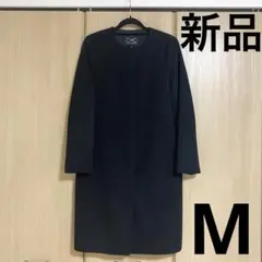 【最終価格】新品♡クードシャンスノーカラーウールカシミヤコート黒Mサイズ