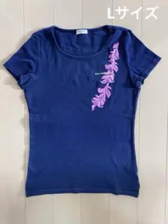 MMJ ハワイアンTシャツ　フラダンス　ネイビー