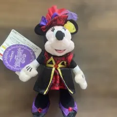 ミニーマウスぬいぐるみバッチ　2017ハロウィンディズニーランド・シー