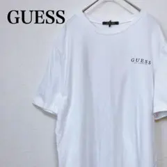 ゲス ビッグロゴ トライアングル 白Tシャツ USA 90s風 M 古着