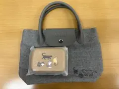 カルディ 猫の日バッグ　トートバッグ ガジェットケース