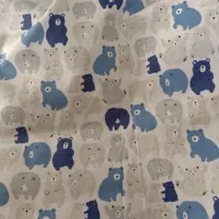 KOKKA Greeting bear 生地 綿(プリント)
