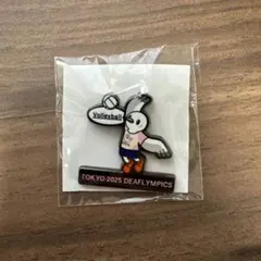 TOKYO 2025 DEAFLYMPICS バレーピンバッジ