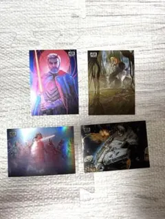 スターウォーズ　topps カード　4枚セット