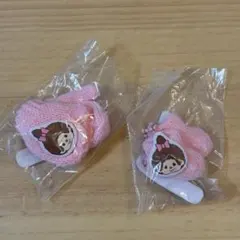 モンチッチ　あったかミニニットキーホルダー