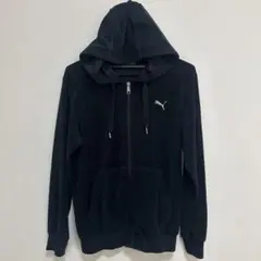 プーマ　パイル地　ジップアップパーカー