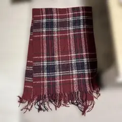 タータン柄 マフラー