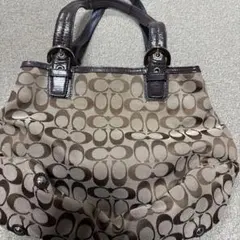 Coach ロゴパターン ショルダーバッグ