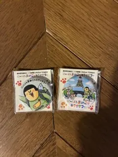 にゃんともまめこなミライタワー　まめきちまめこ　缶マグネットのサムネイル