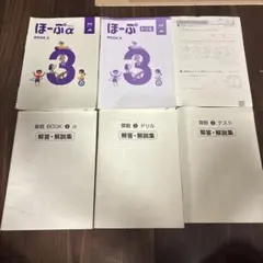 算数 ほーぷα BOOK3 小学3年生　ドリル 解答解説 テストセット