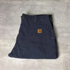 メキシコ製 Carhartt ビッグサイズ ダックペインターパンツ W42 紺