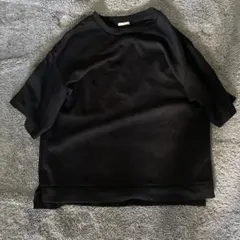 Tシャツ ブラック 無地 OLD GU