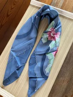 最終価格！【新品・未使用】タイシルク花柄スカーフ
