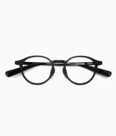 s*ル様 JINS ブラック ラウンド型調光メガネ