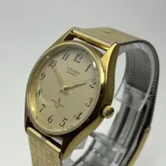 【稼働品】ヴィンテージ シチズン ラウンド ウォッチ 美品