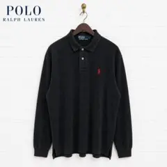 Polo Ralph Lauren 長袖ポロシャツ チャコール L US規格