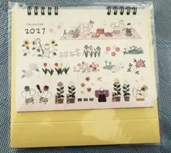 あの豊島屋の★鳩サブレ的な2027年卓上カレンダー 新品未開封　来年のカレンダー
