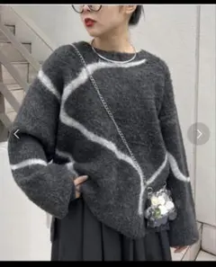 【 新品未使用品 】チャオパニックティピー オーバーサイズ ニット セーター