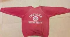アメリカ60sビンテージスウェット(レッド) インディアナ大学