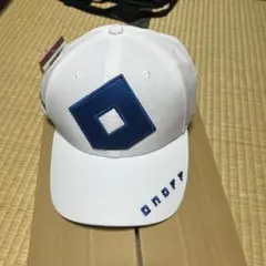 新品　未使用　タグ付　オノフ　キャップ　ホワイト