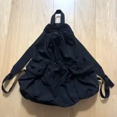 ブラック リュック・バックパック　ユニセックス