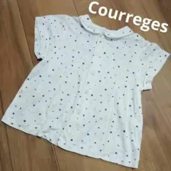 Courregesクレージュ トップス 80 ブラウス ドット柄