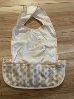 SOULEADO ベビー用お食事エプロン ストライプ花柄