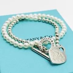定価22万 Tiffany ラップ ビーズ ブレスレット - メルカリ