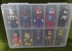 ベアブリック　マーベル 10体セット ケース付き
