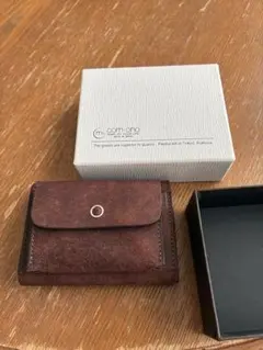 com-ono 三つ折り財布 ブラウン