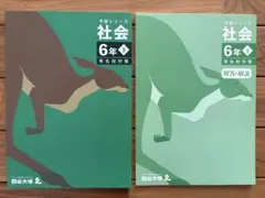 【中学入試対策】四谷大塚 予習シリーズ 社会6年下