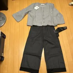 グレー フレアスリーブ セットアップ