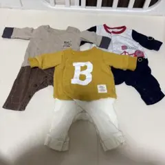 ベルメゾン ロンパース3枚セット 60サイズ