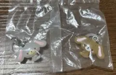 サンリオ ゆるっとめじるしアクセサリー めじるしチャーム しろうさ くろうさ
