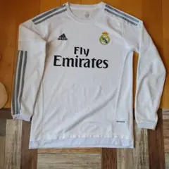 adidas Real Madrid 長袖シャツ ホワイト