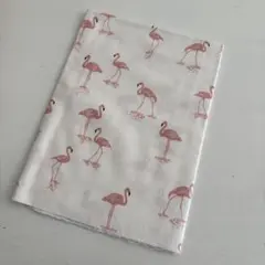 dailylike フラミンゴ柄　シーチング生地　calm flamingo