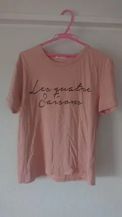Les quatre Saisons ピンク Tシャツ Lサイズ