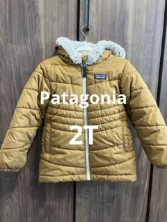 patagonia フード付きダウンコート ブラウン　2T