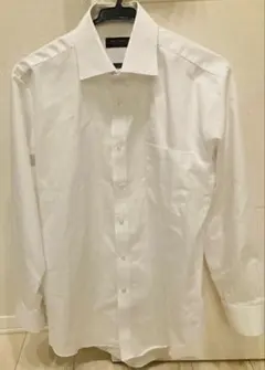 DRESS CAMICIA ホワイト長袖ワイシャツ